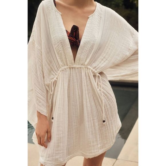 Anthropologie - Pintuck Tunic Cover-Up - Picture 2 of 9